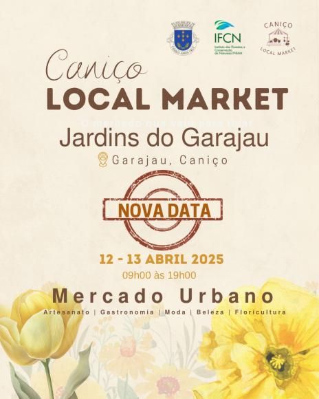 Adiamento - Evento de abril do Caniço Local Market 2025