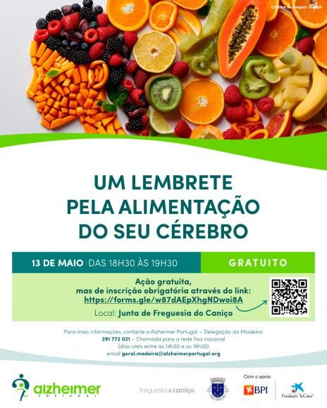 Ação de Sensibilização - "Um lembrete pela alimentação do seu cérebro"