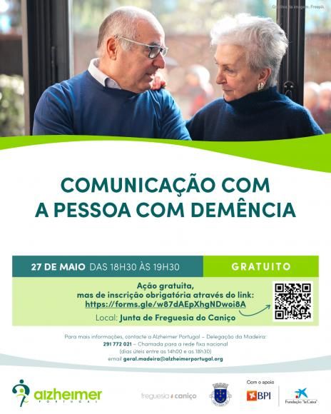 Ação de Sensibilização - "Comunicação com a pessoa com Demência"
