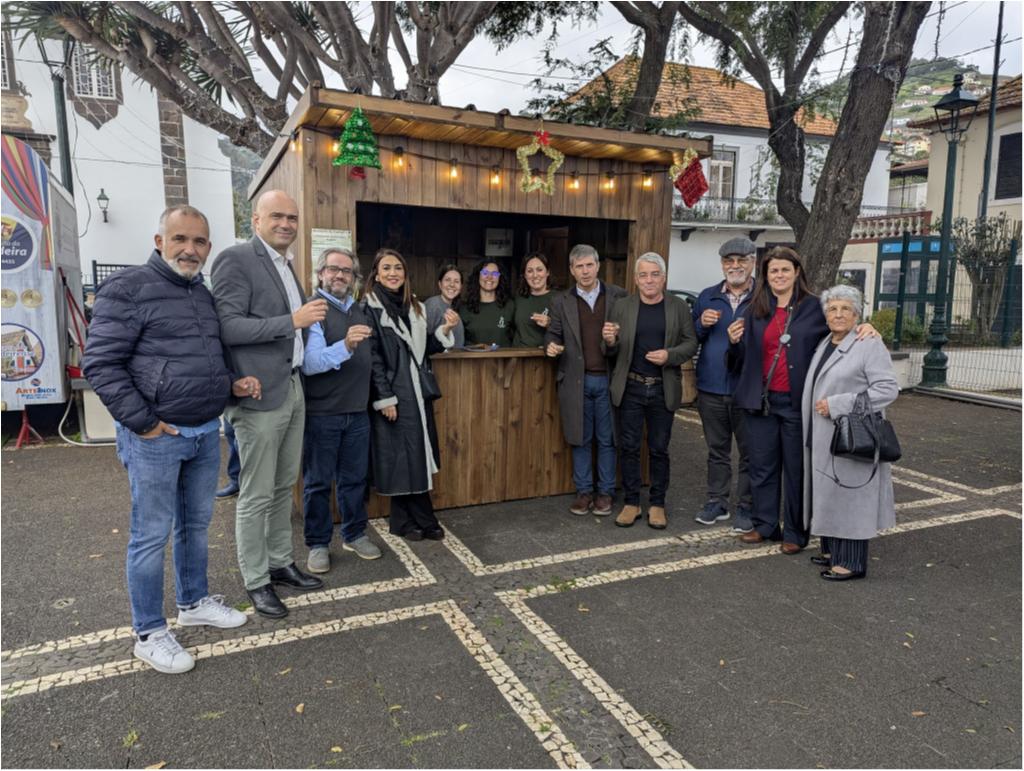 Inauguração do evento Natal na Cerca 2024, com a presença do Presidente da Câmara Municipal de Santa Cruz