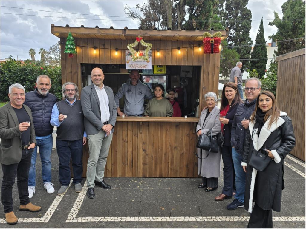 Inauguração do evento Natal na Cerca 2024, com a presença do Presidente da Câmara Municipal de Santa Cruz