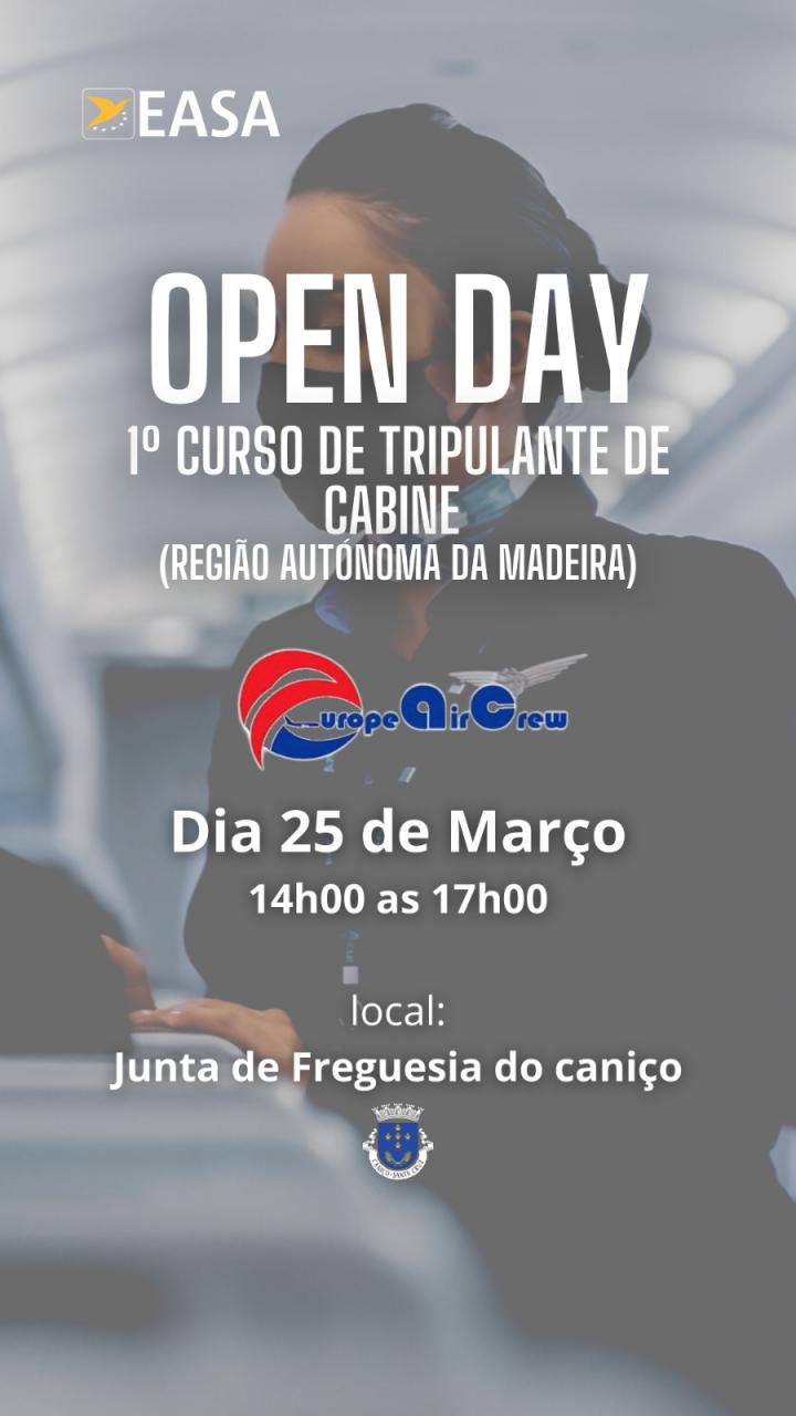 OPEN DAY - 1º Curso de Tripulante de Cabine