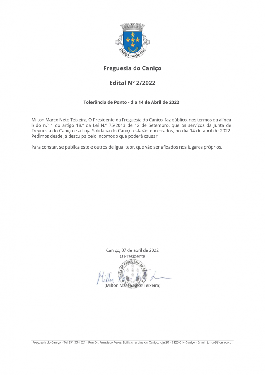 Tolerância de Ponto