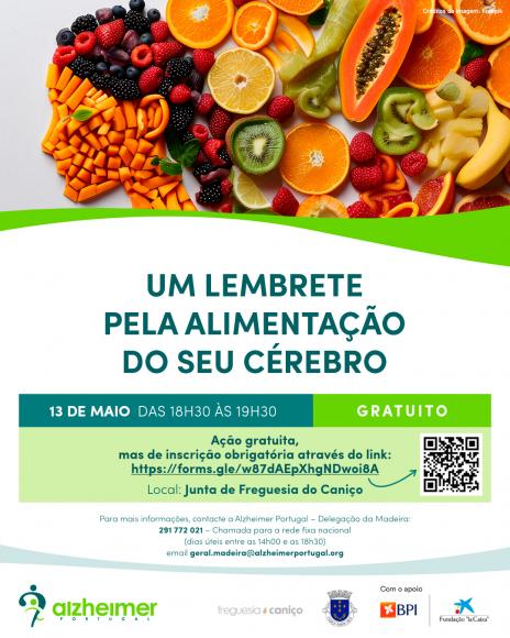 Ação de Sensibilização - "Um lembrete pela alimentação do seu cérebro" Ação de Sensibilização - "Um lembrete pela alimentação do seu cérebro"