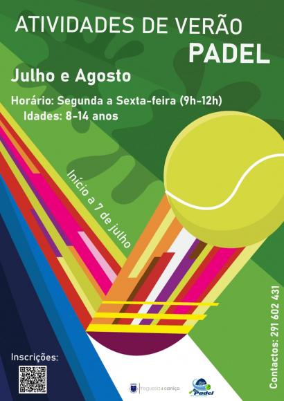 Atividades de Verão - Padel Centro Caniço