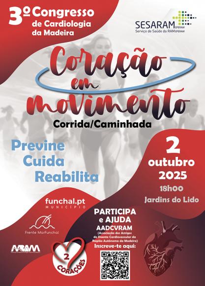 Corrida/Caminhada Solidária - 3° Congresso de Cardiologia da Madeira Corrida/Caminhada Solidária - 3° Congresso de Cardiologia da Madeira
