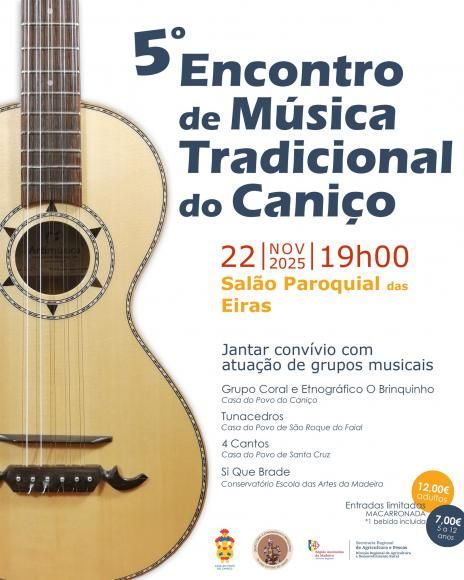 5° Encontro de Música Tradicional do Caniço - Casa do Povo do Caniço