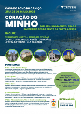 Viagem de grupo da Casa do Povo do Cani&ccedil;o 2026