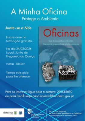 A&ccedil;&atilde;o de Forma&ccedil;&atilde;o - "A Minha Oficina Protege o Ambiente"