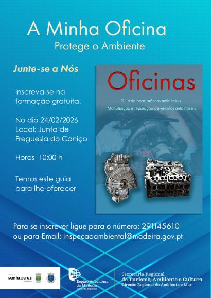 A&ccedil;&atilde;o de Forma&ccedil;&atilde;o - "A Minha Oficina Protege o Ambiente"