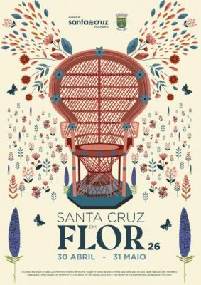 Cartaz e programa&ccedil;&atilde;o do evento Santa Cruz em Flor 2026