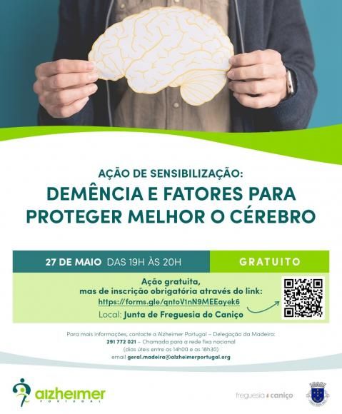 A&ccedil;&atilde;o de Sensibiliza&ccedil;&atilde;o: "Dem&ecirc;ncia e fatores para proteger melhor o c&eacute;rebro"