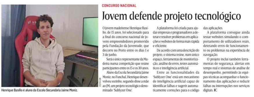 Concurso Nacional - Projeto Tecnol&oacute;gico "Sublyzer One"
