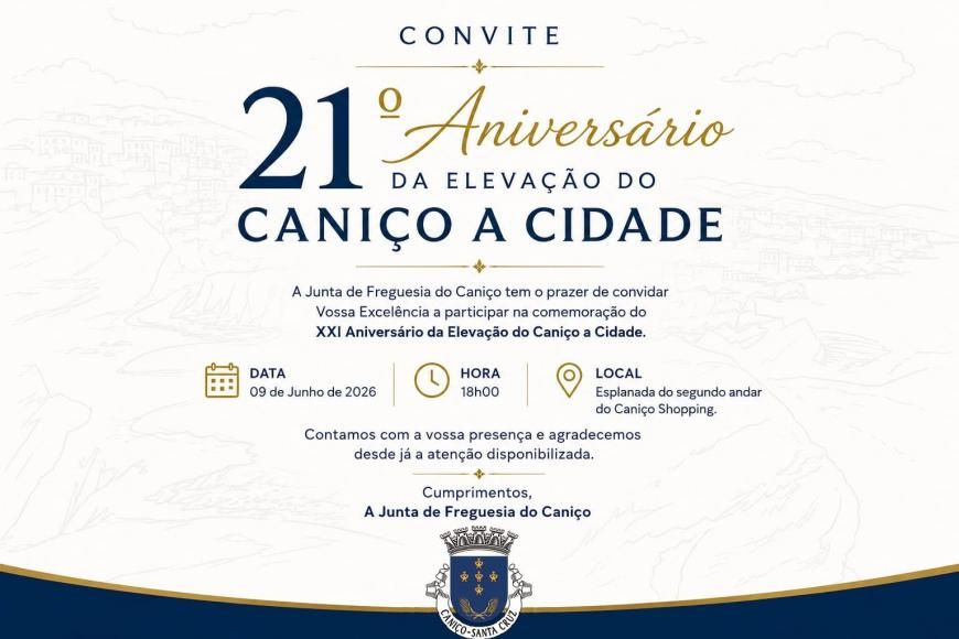 Celebra&ccedil;&atilde;o da eleva&ccedil;&atilde;o do Cani&ccedil;o a cidade