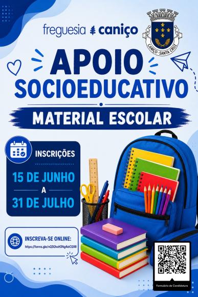 Apoio Socioeducativo 2026 - Abertura das inscri&ccedil;&otilde;es