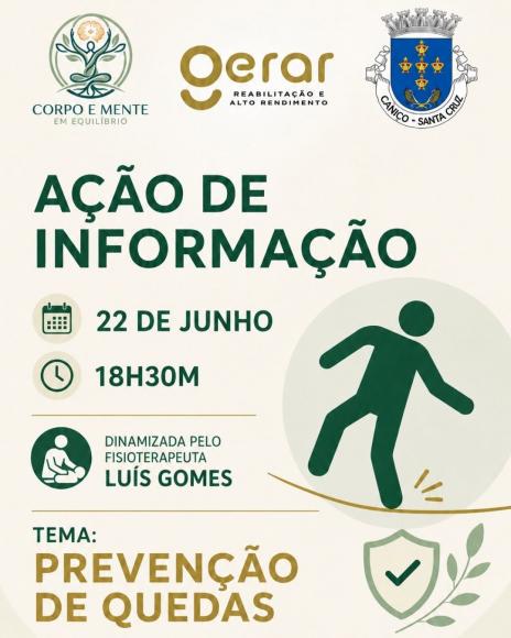 A&ccedil;&atilde;o de Informa&ccedil;&atilde;o: "Preven&ccedil;&atilde;o de Quedas"