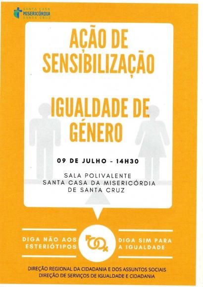 A&ccedil;&atilde;o de Sensibiliza&ccedil;&atilde;o - Igualdade de G&eacute;nero