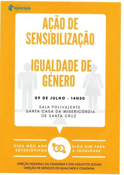 A&ccedil;&atilde;o de Sensibiliza&ccedil;&atilde;o - Igualdade de G&eacute;nero