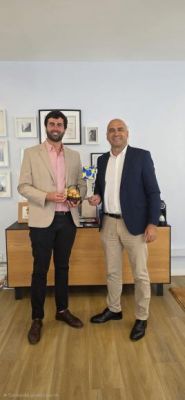 Presidente da ANAFRE visita a Junta de Freguesia do Cani&ccedil;o