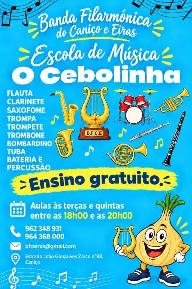Escola de M&uacute;sica "O Cebolinha"
