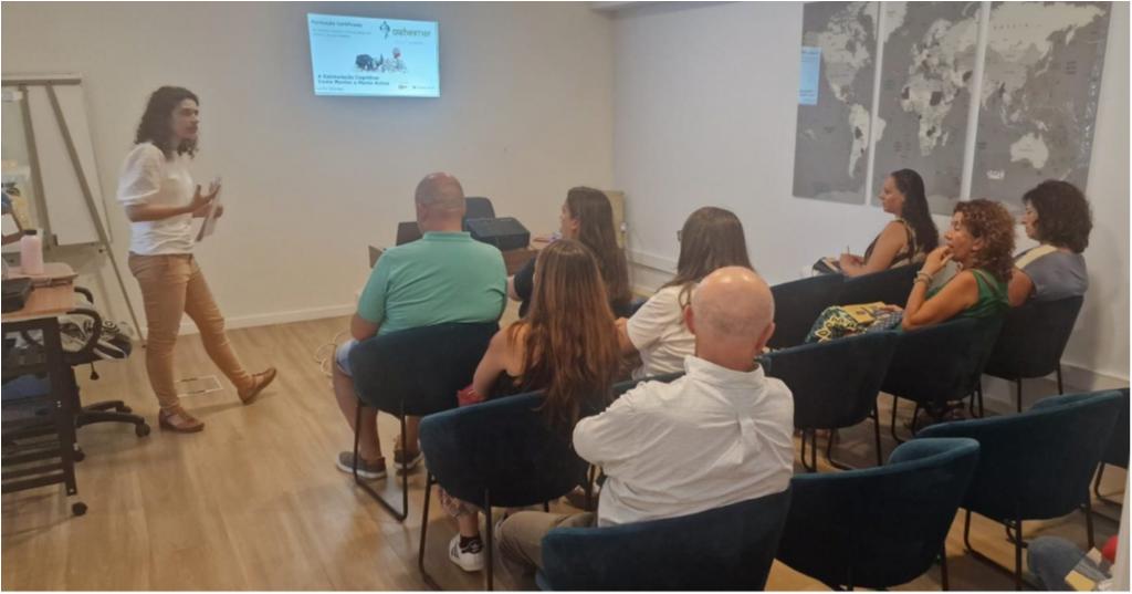 Registo 1 da Ação de Sensibilização "Estimulação Cognitiva"