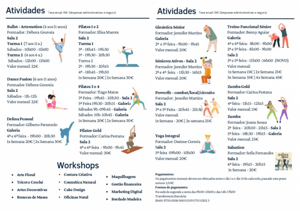 Panfleto CP Cani&ccedil;o - Atividades