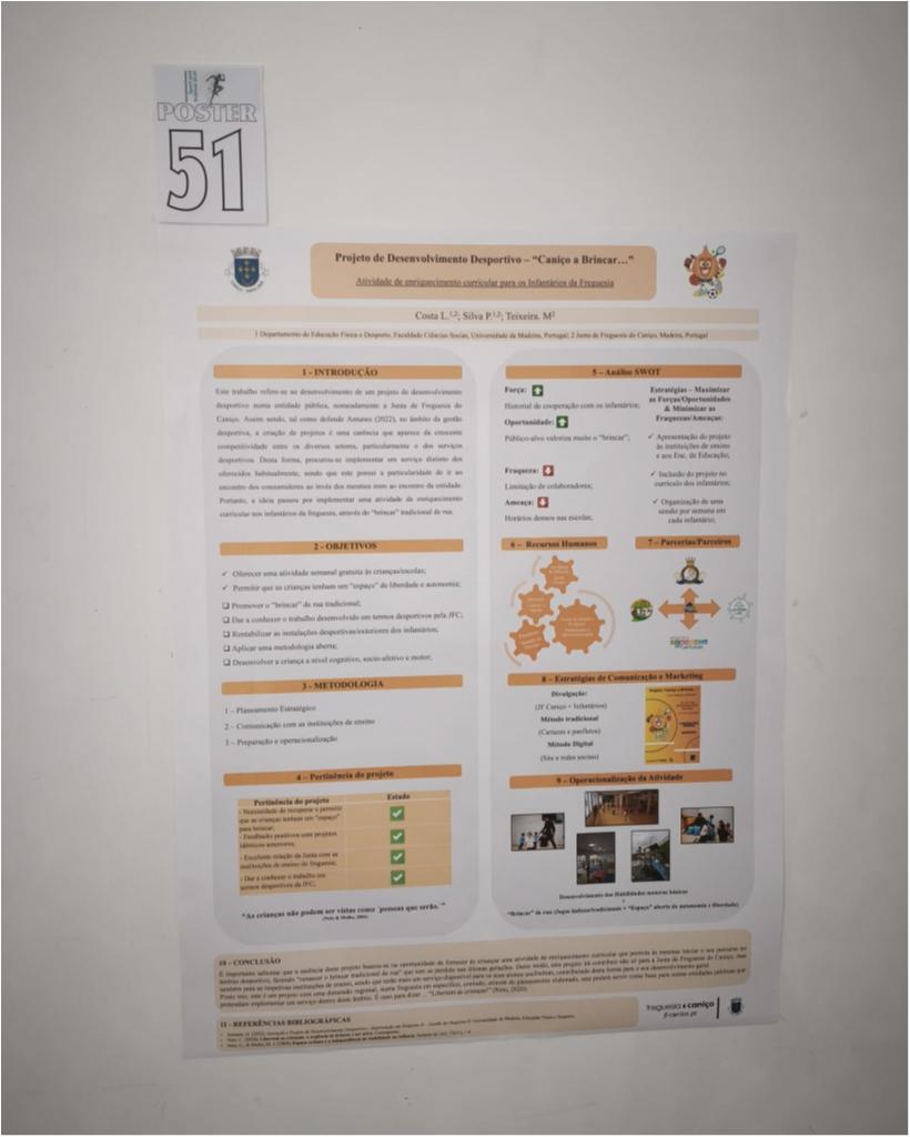 Poster N&ordm; 51 - Projeto "Cani&ccedil;o a Brincar..."