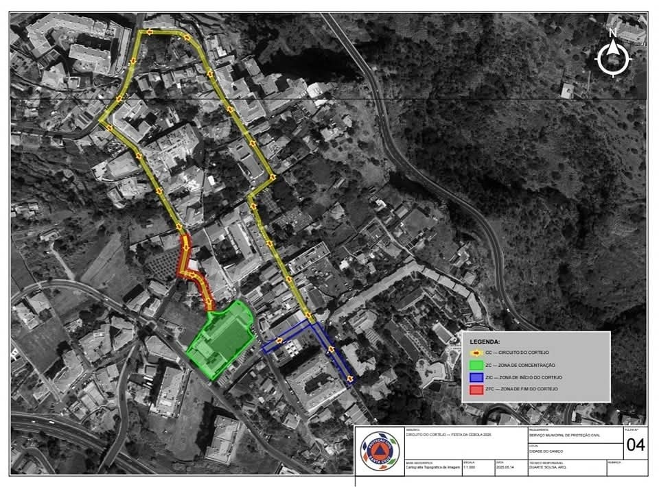 Circuito do Cortejo - Festa da Cebola 2026