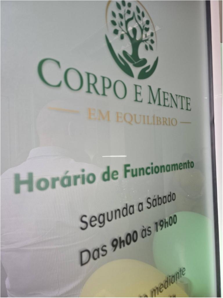 Hor&aacute;rio de funcionamento - Corpo e Mente em Equil&iacute;brio